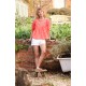 Cleopatra Blouse Calypso Stripe with Milk Hand Smocking Edition 42